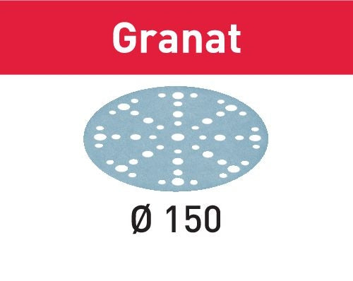 FESTOOL Abrasive sheet STF D150/48 P180 GR/10 Granat