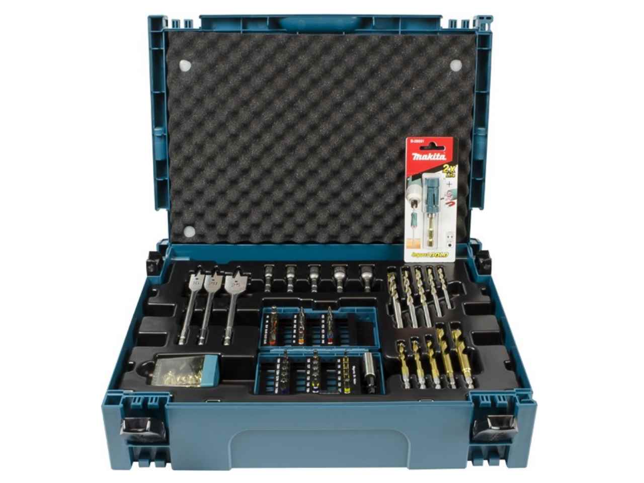 MAKITA 71pc MAKPAC DRILL+BITS SET PLUS 1xEMPTY MAKPAC3 CASE