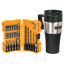 DEWALT DT71580-QZ RAPID LOAD HEX DRIVING + DRILL SET + MUG