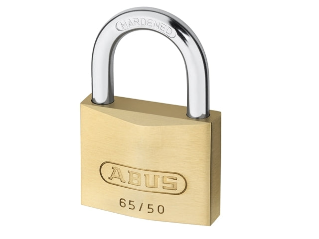 ABUS BRASS CYL PADLOCKS 65TC 50MM (TWIN PACK) (K12550D2)