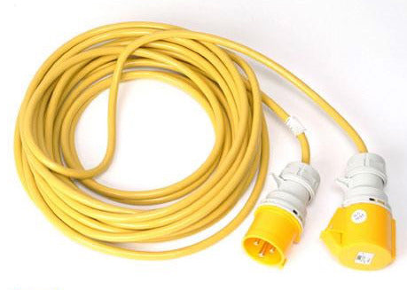 E85111 14 METRE EXT LEAD 110V ALREADY MADE-UP LOOSE CABLE
