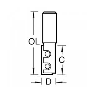 TREND RT/10 TC 1/2" BLADE