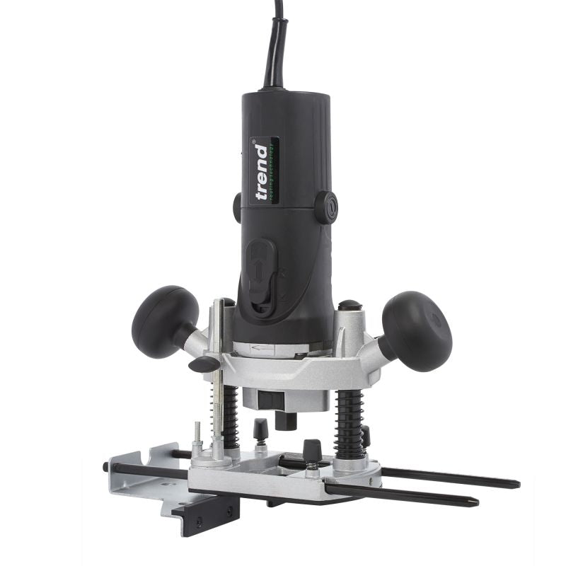 TREND VARIABLE SPEED PLUNGE ROUTER 240V 1/4" 6MM COLLET