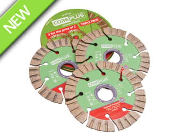 115mm Diamond Blade Triple Pac Coreplus