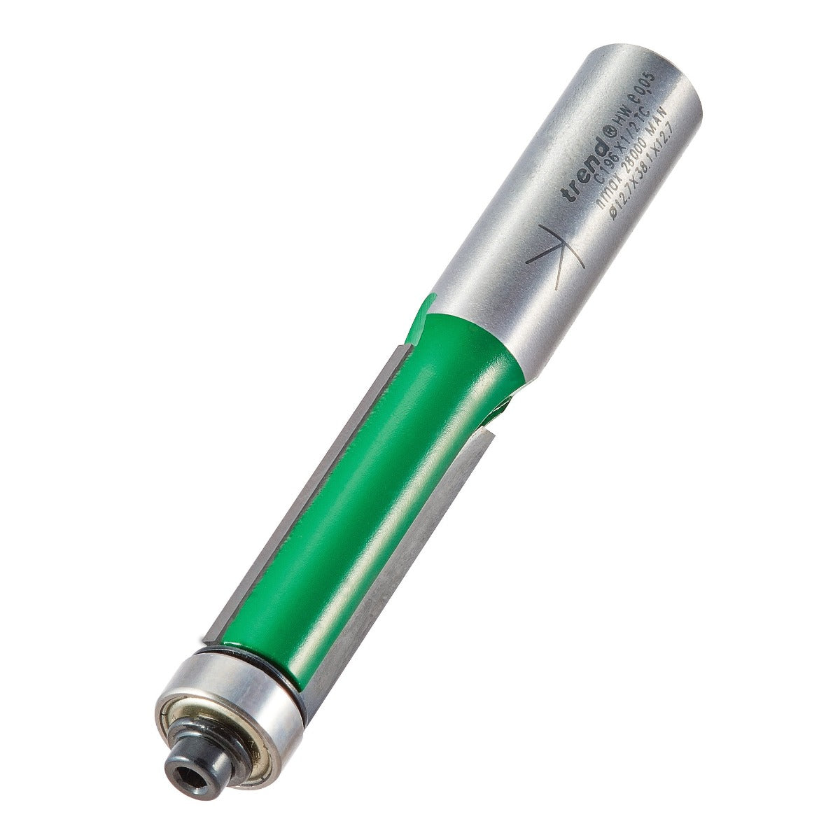 TREND C196 X1/2TC B/GUIDED TRIMMER 12.7MM DIA X 38.1 CUT