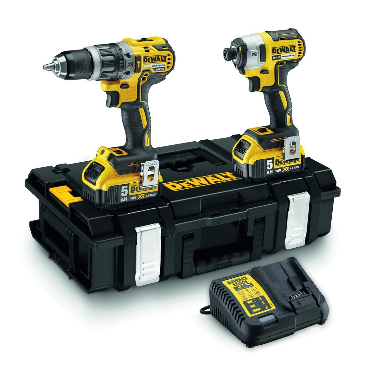 DEWALT DCK266P2T 18V XR TWIN DCD796 DCF887 2 X 5.0AH TSTAK