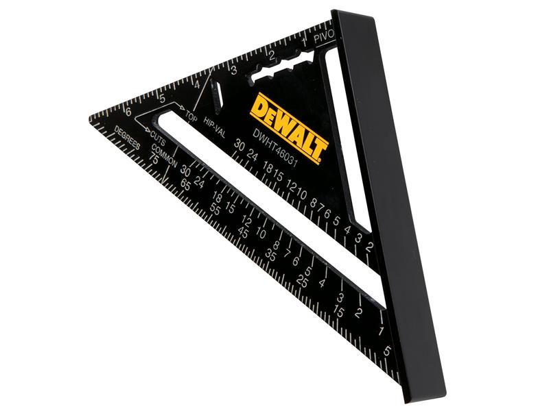 DEWALT DWHT46031-0 7" 177MM PREMIUM RAFTER LAYOUT SQUARE