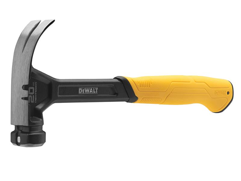 DEWALT DWHT51009-0 200Z 567G SMOOTH FACE CURVE CLAW HAMMER
