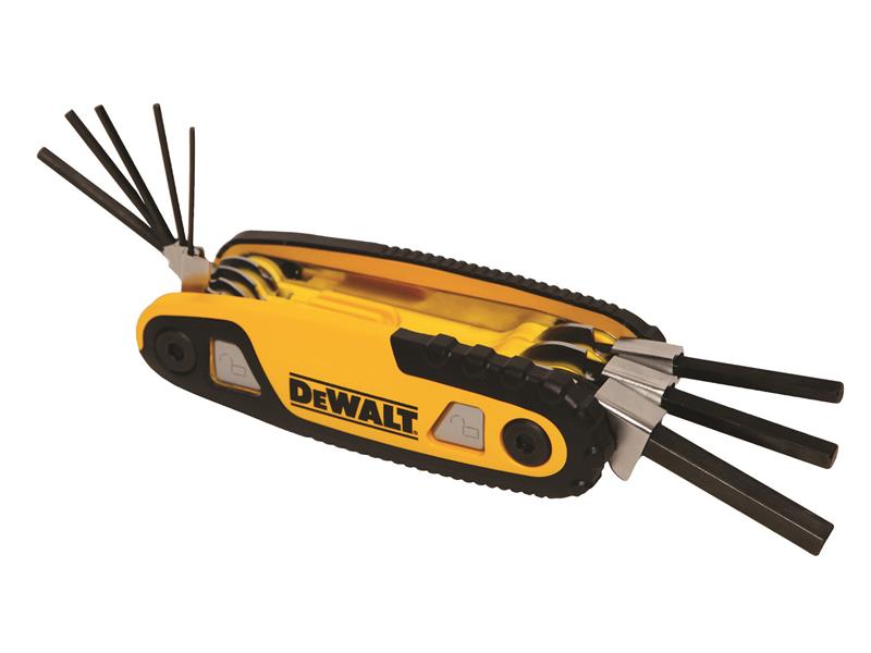 DEWALT DWHT0-70263 8PC HEX KEY SET FOLDING/LOCKING