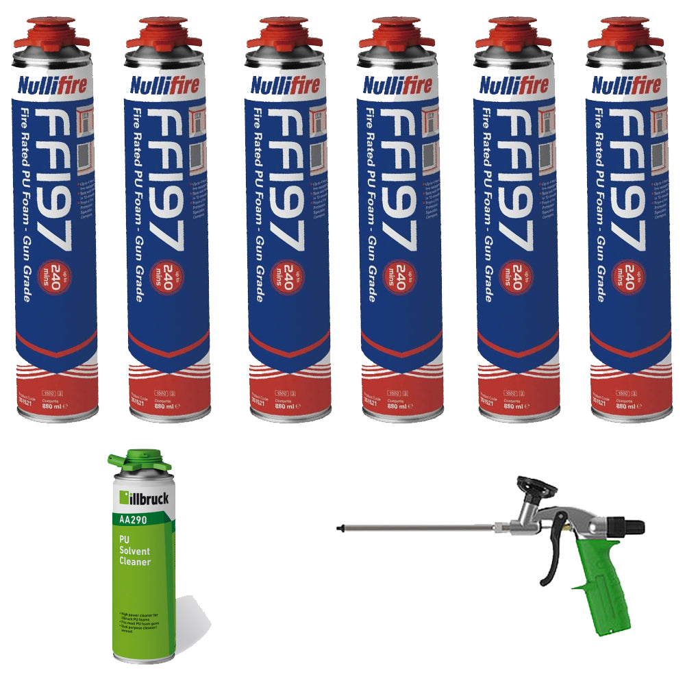 6XFIREFOAM PLUS 1XGUN&CLEANER