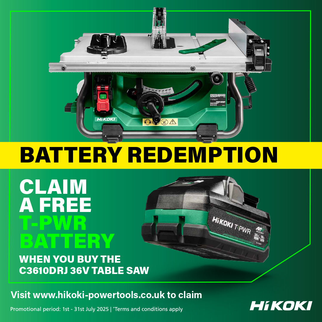 HIKOKI C3610DRJ 36V TABLE SAW BODY MULTI VOLT