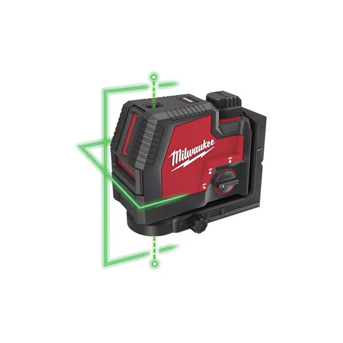 MILWAUKEE L4CLLP-301C GREEN CROSS LINE LASER + PLUMB BOB