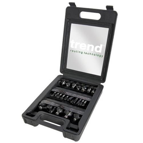 TREND SET/SS24 24 PIECE 1/4" ROUTER BIT SET