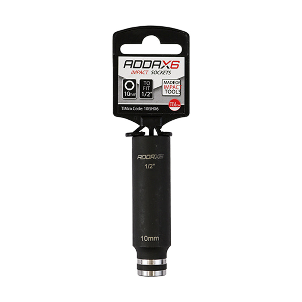 Impact Socket 10mm to Fit 1/2" Sq Drive