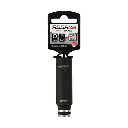 Impact Socket 10mm to Fit 1/2" Sq Drive