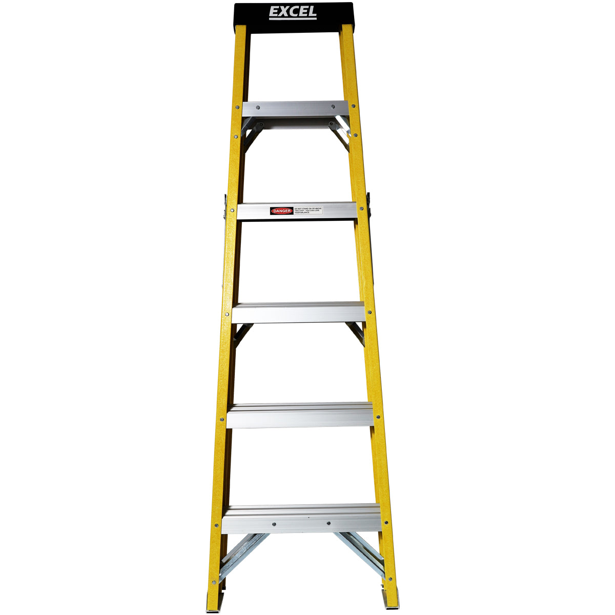 EXCEL 1656 6 TREAD FIBREGLASS LADDER EN131 1.56M HIGH