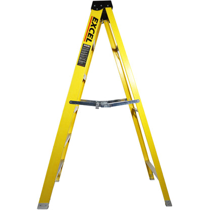 EXCEL 1656 6 TREAD FIBREGLASS LADDER EN131 1.56M HIGH