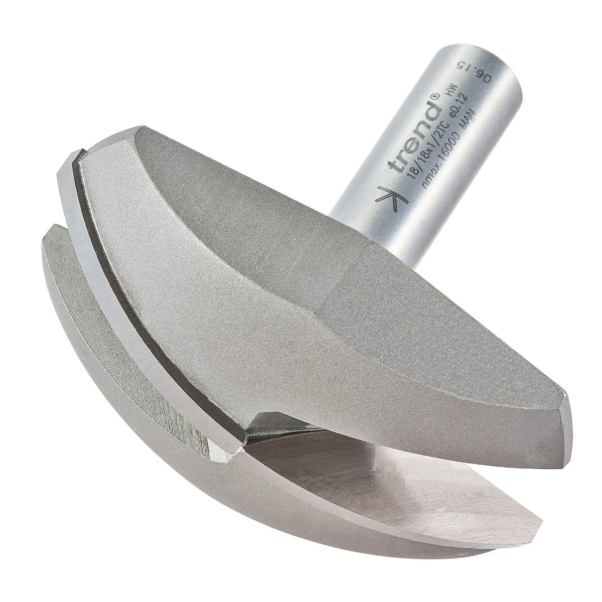 TREND 18/18 TC 1/2" Dish panel raised cutter