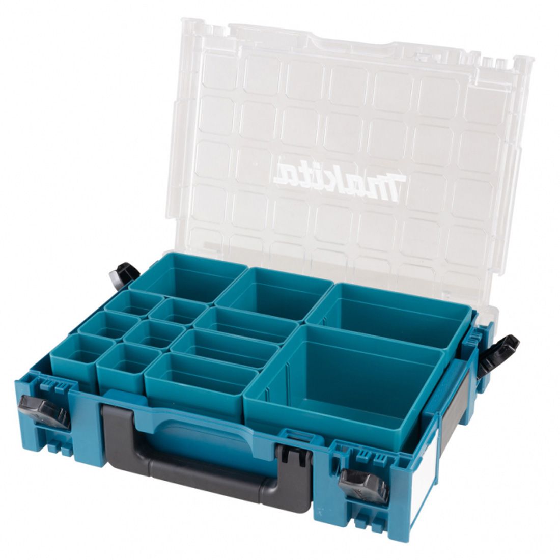 MAKITA 191X80-2 MAKPAC CLEAR LID ORGANISER CASE & INSERTS