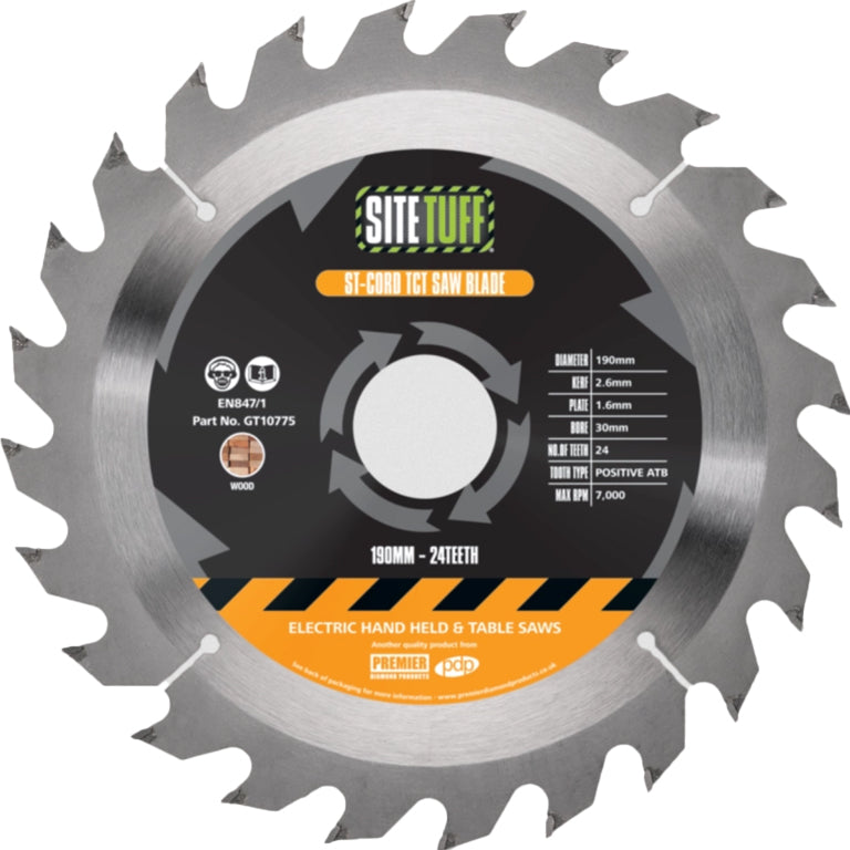 SITE TUFF 184 X 2.6 X 30MM 60T WOOD BLADE ST-CORD