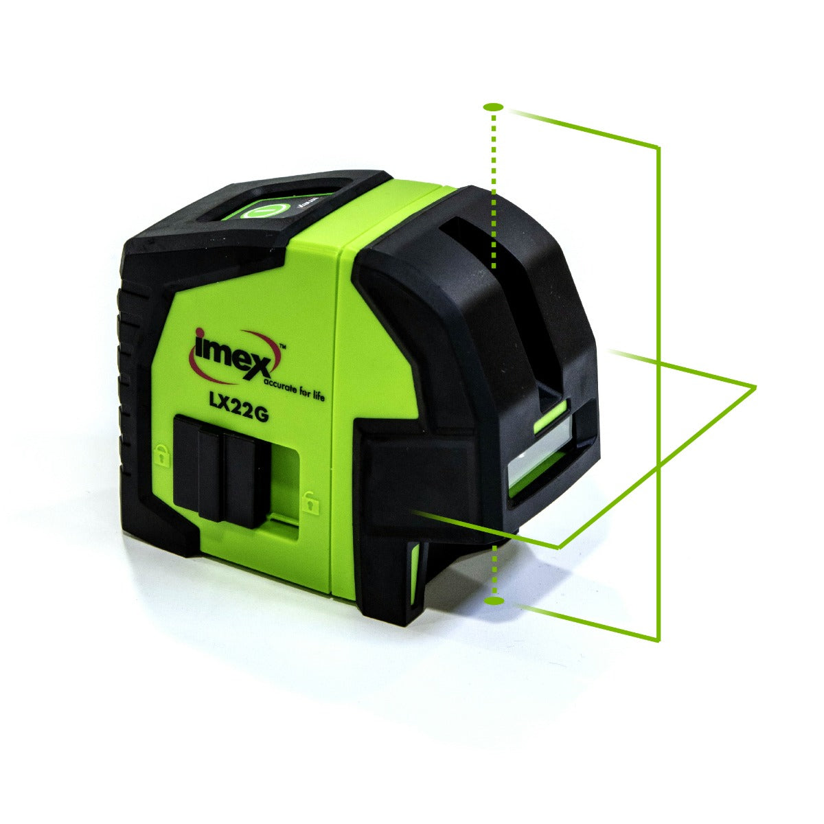 IMEX LX22GS GREEN CROSS LINE LASER / PLUMB C/W TRIPOD