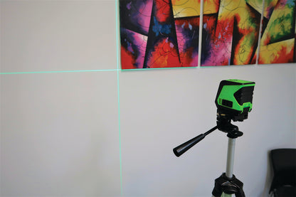 IMEX L2GS MINI GREEN BEAM CROSS LINE LASER C/W TRIPOD