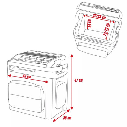 EINHELL PXC 18V 26L COOL BOX BODY TE-COL 18/27 LI
