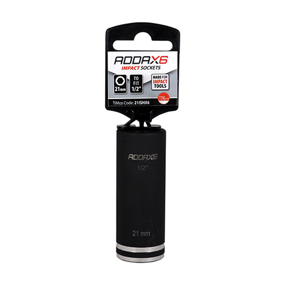 Impact Socket 21mm to Fit 1/2" square drive