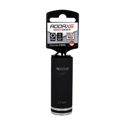 Impact Socket 21mm to Fit 1/2" square drive