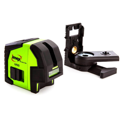 IMEX LX22GS GREEN CROSS LINE LASER / PLUMB C/W TRIPOD