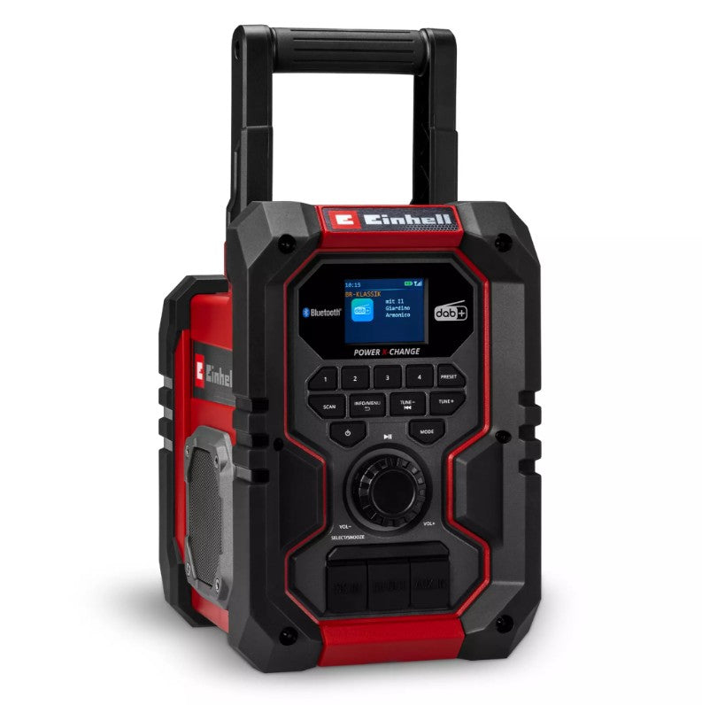 EINHELL PXC 18V DAB SITE RADIO TE-CR 18 LI DAB+/FM/BT