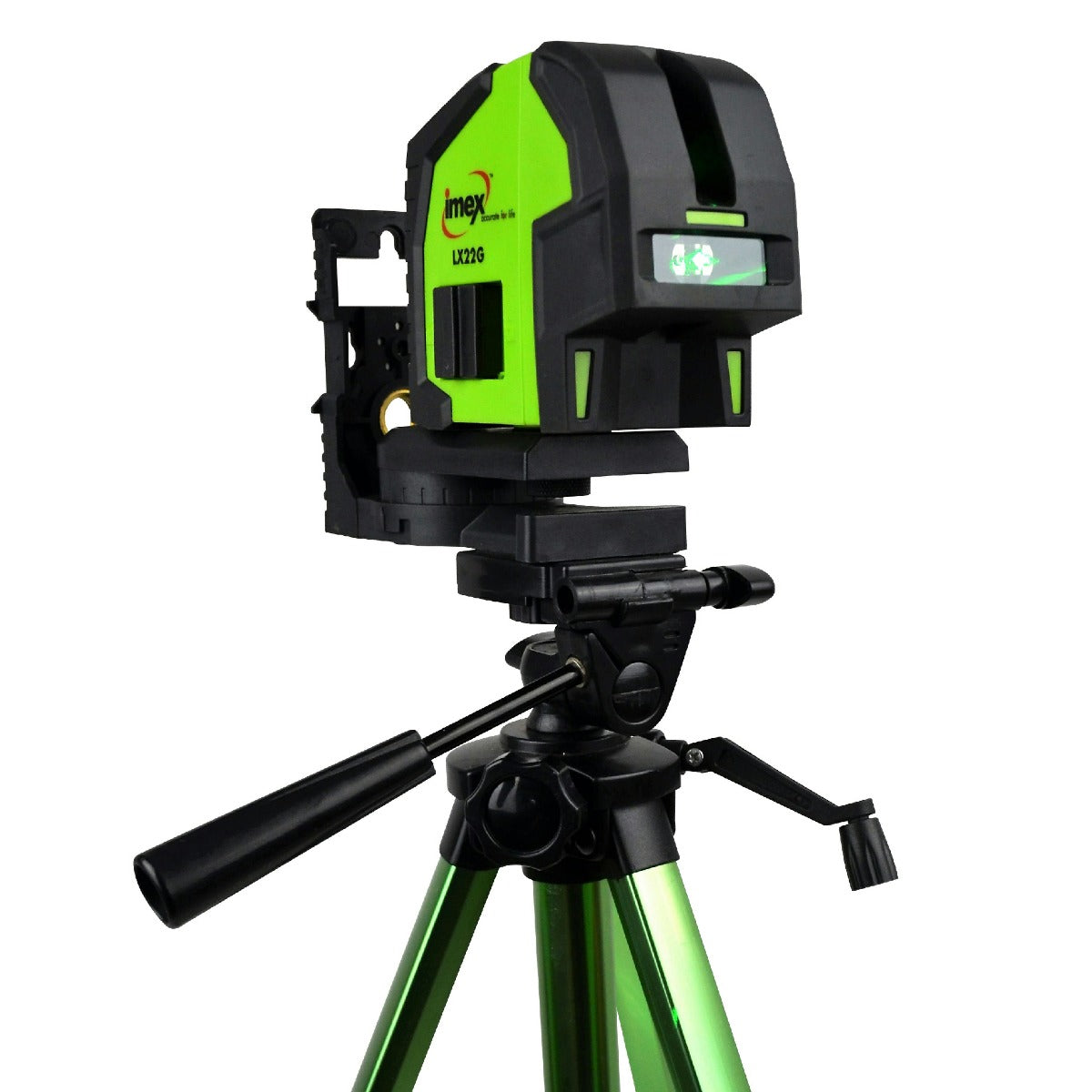 IMEX LX22GS GREEN CROSS LINE LASER / PLUMB C/W TRIPOD