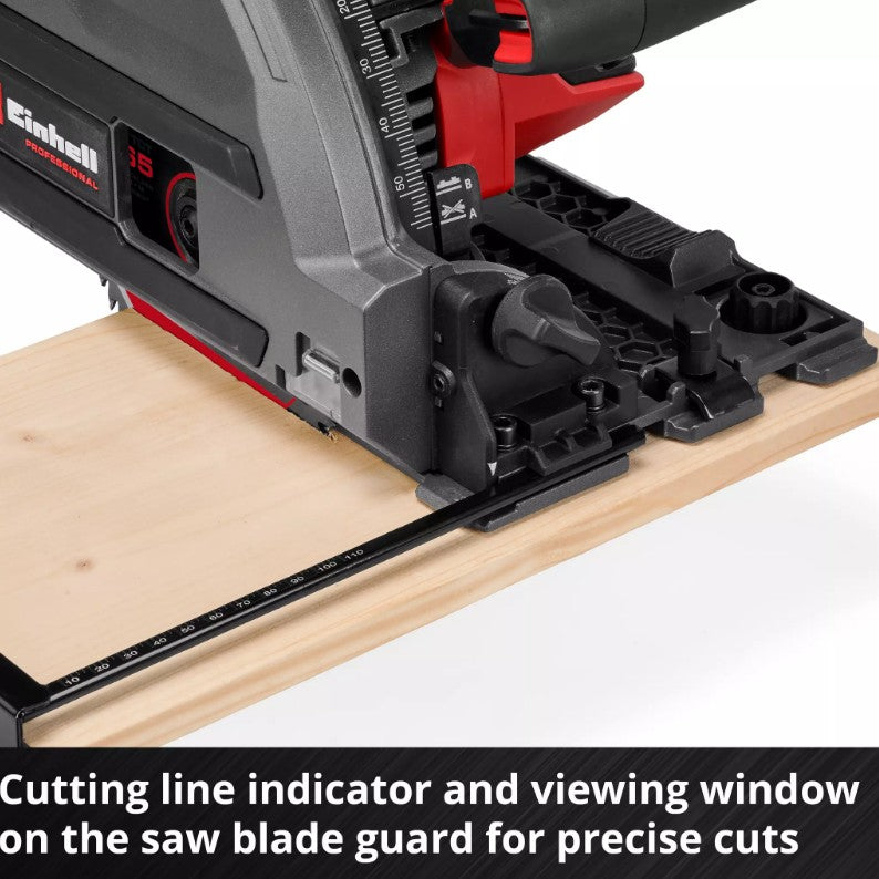EINHELL PXC 18V PLUNGE SAW BODY 165MM TP-PS 18/165 LI BL
