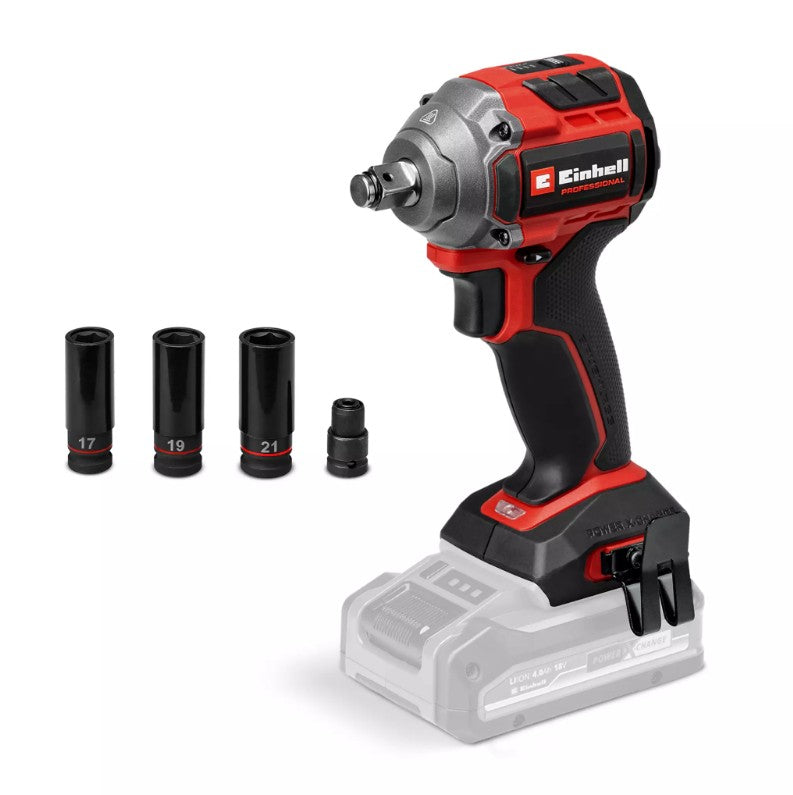 EINHELL PXC 18V IMPACT WRENCH BODY BRUSHLESS 3 SP 260NM