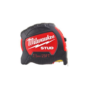 MILWAUKEE STUD TAPE MEASURE 7.5 METRE METRIC 25FT IMPERIAL