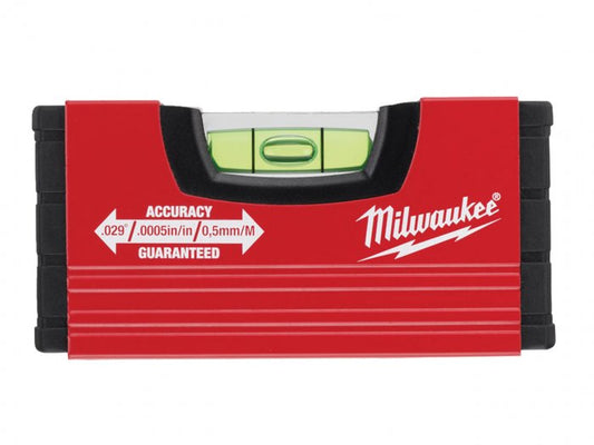 MILWAUKEE MINIBOX HANDY POCKET SPIRIT LEVEL