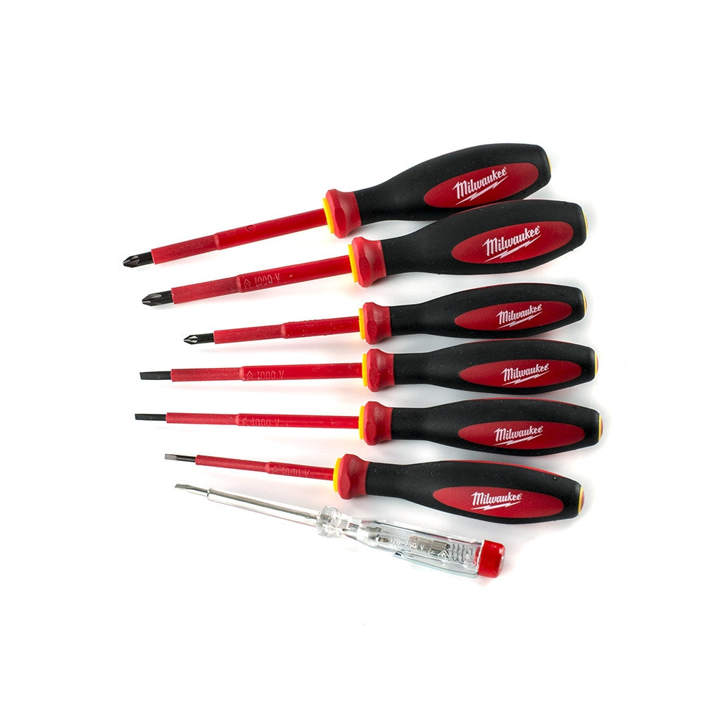 MILWAUKEE VDE SCREWDRIVER SET 7 PIECE