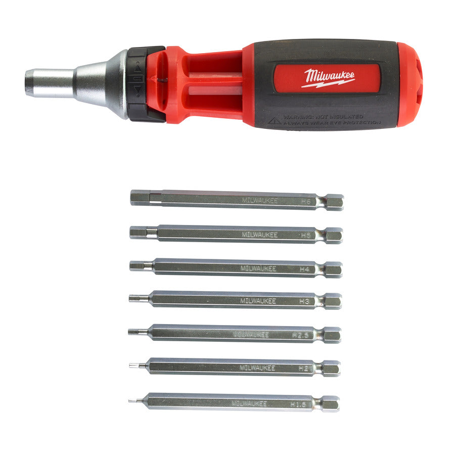 MILWAUKEE 9 IN 1 RAT MULTIBIT DRIVER-UNI