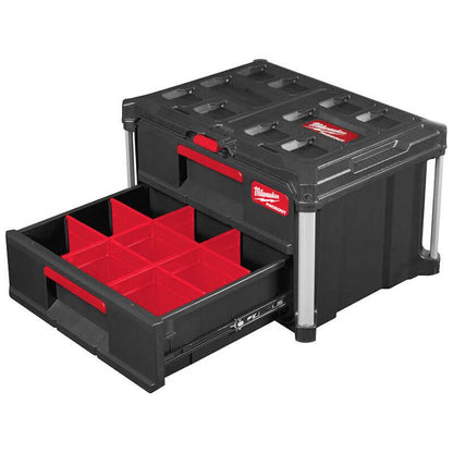 MILWAUKEE PACKOUT 2 DRAWER TOOL BOX 4932472129