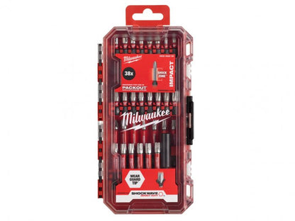 MILWAUKEE 38 PIECE SHOCKWAVE SET 4932492009