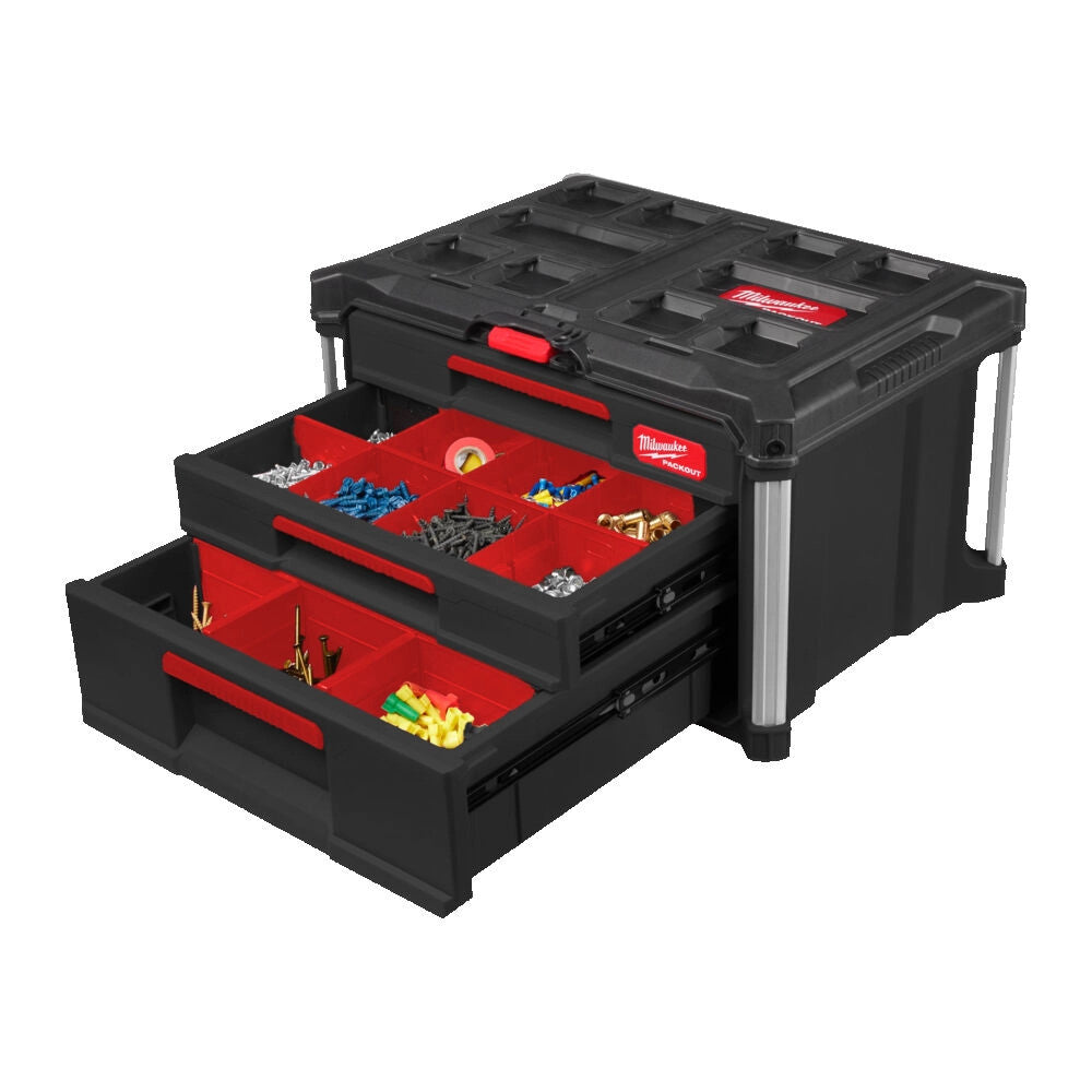 MILWAUKEE PACKOUT 2+1 DRAWER TOOLBOX 4932493190