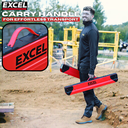 EXCEL 6288 HEAVY DUTY STEEL SAWHORSE TWIN PACK ADJ LEGS