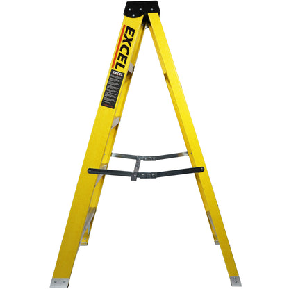 EXCEL 6414 5 TREAD FIBREGLASS LADDER EN131 1.3M HIGH