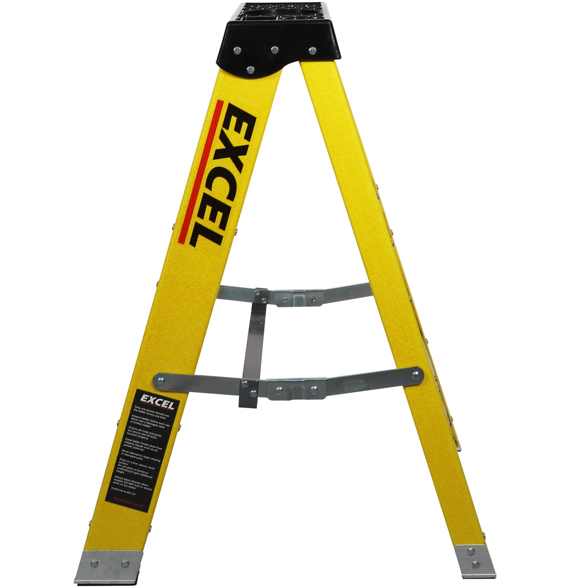 EXCEL 7403 3 TREAD FIBREGLASS LADDER EN131 0.76M HIGH