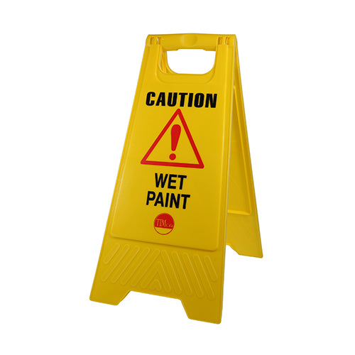 747654 WET PAINT A-FRAME SIGN CAUTION WET PAINT