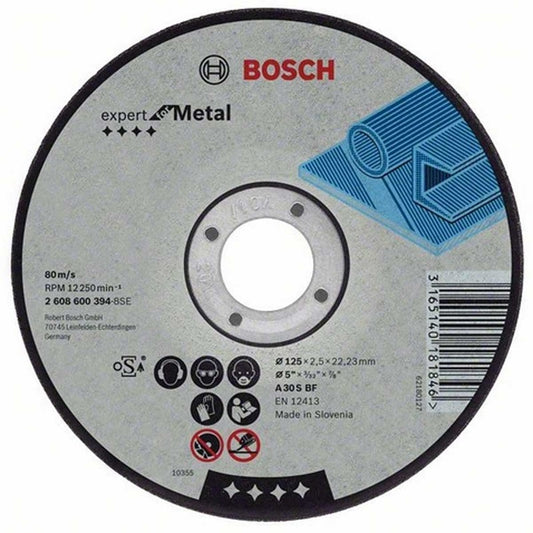 BOSCH 115MM METAL CUT DISC DPC 2608 600 005
