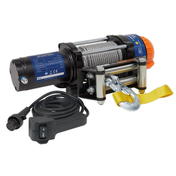 ATV/Quad Recovery Winch 2040kg Line Pull 12V