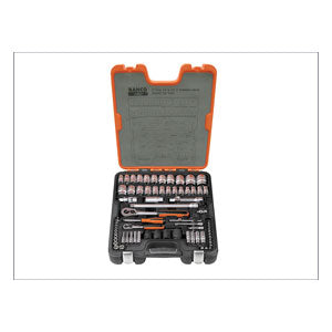 BAHCO S800 1/4 & 1/2 DRIVE SOCKET SPANNER SET 77PCE