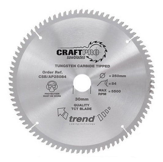 CSB/AP30584 TREND 305MM 84T ALUM/PLASTIC BLADE