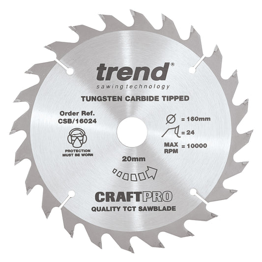 CSB/16024 TREND 160MM 24T 20MM BORE BLADE